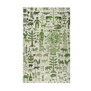 Moss Applique Cashmere Blankets by Saved NY