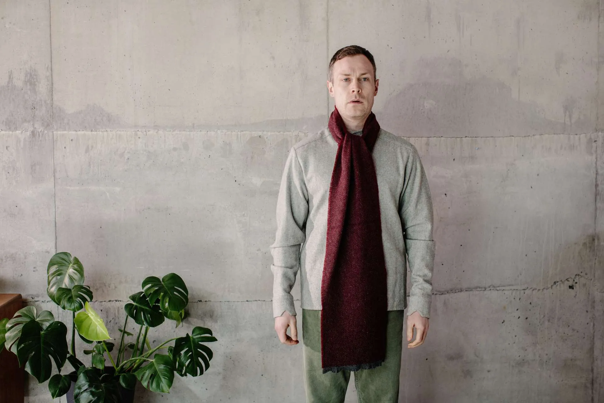 Moss Grange Lambswool Scarf