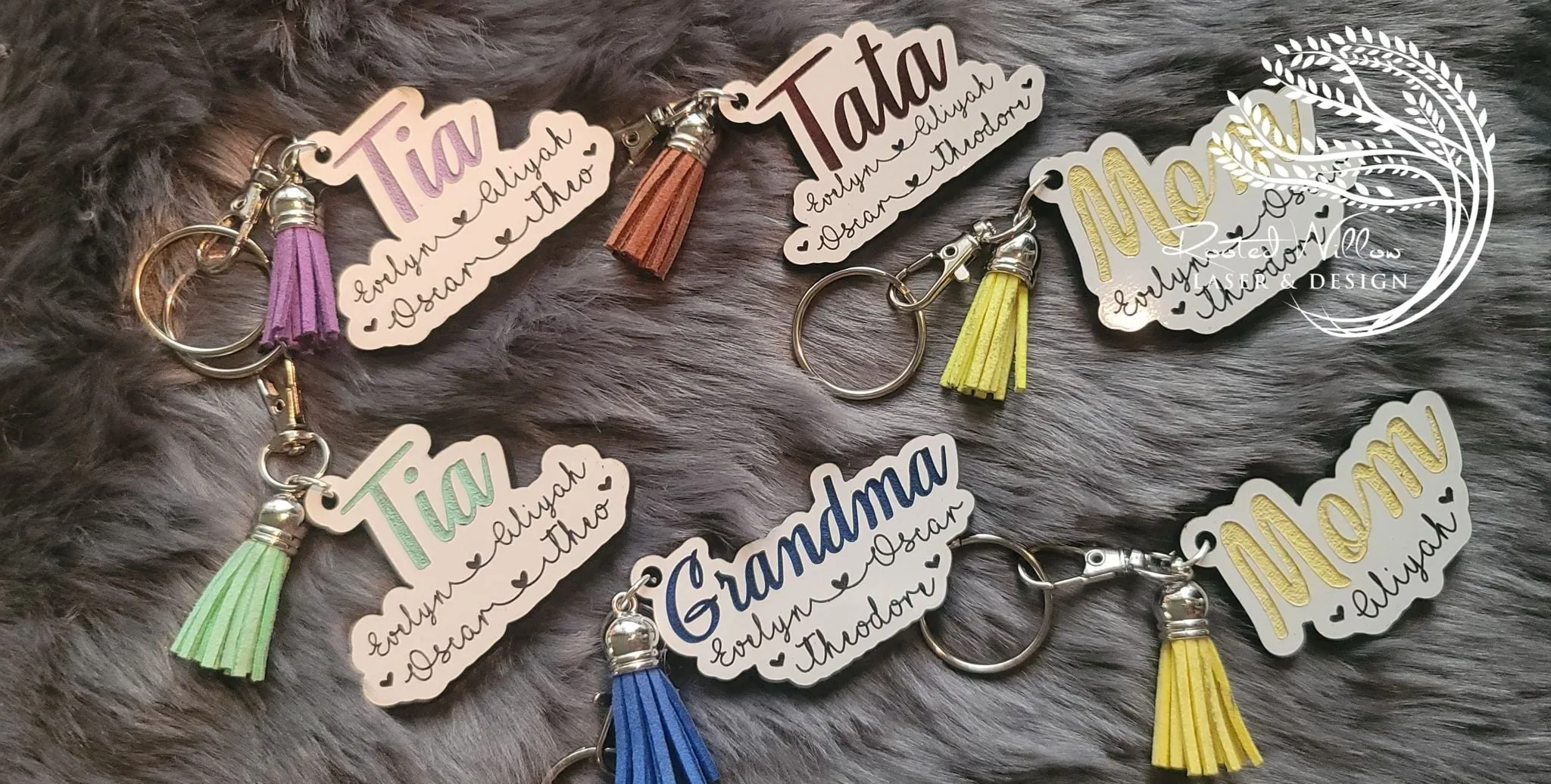 Mother, mom, mama keychain-Personalized-Engraved