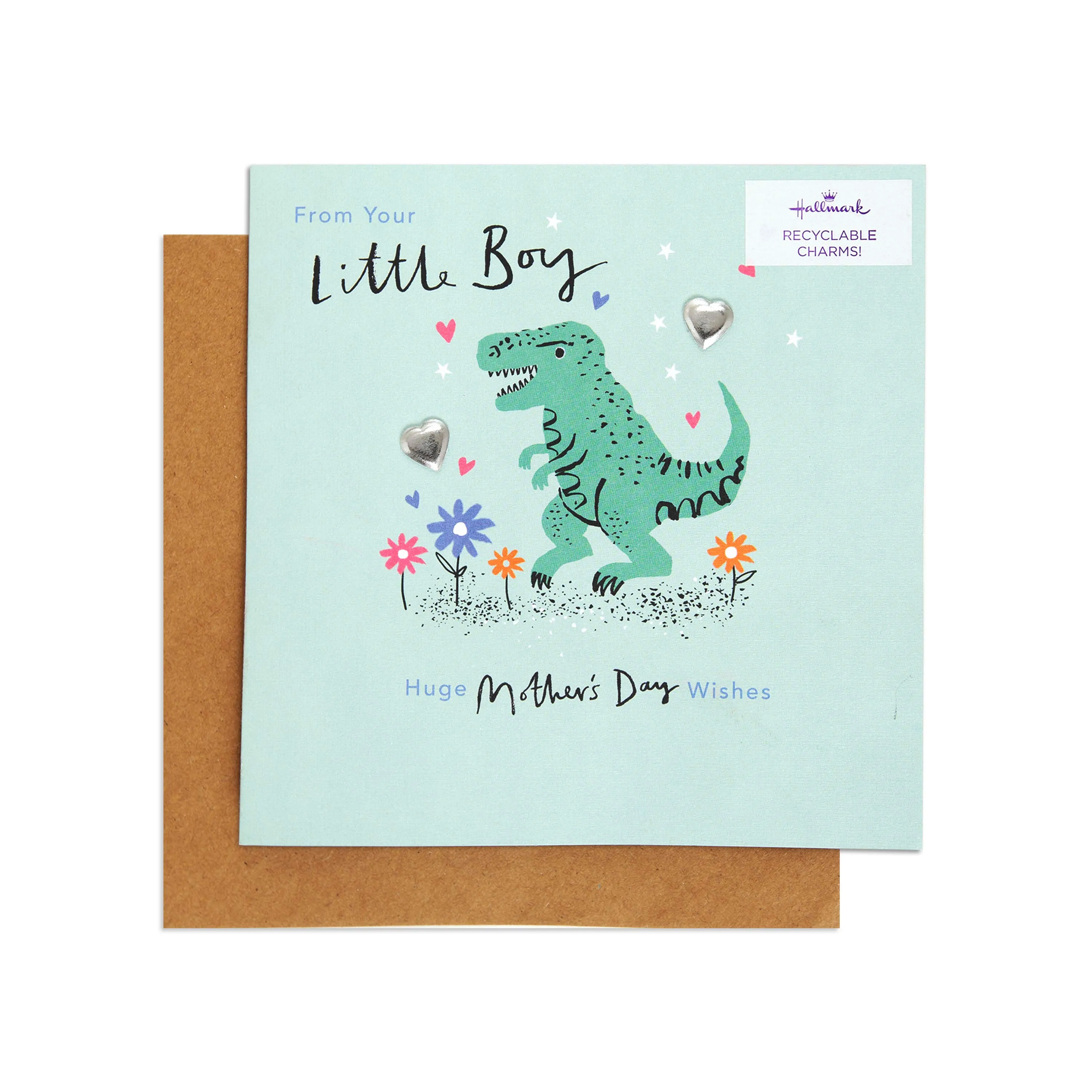 Mother's Day Card From Son - Adorable Dinosaur