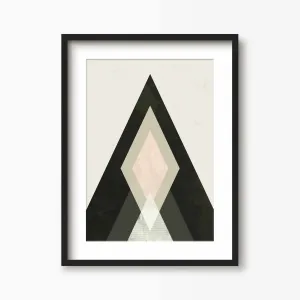 Mountains Beyond Mountains Abstract Art Print