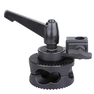 Multi Functional Grip Head Single Swivel Gobo Mounting Adapter for Boom Arm