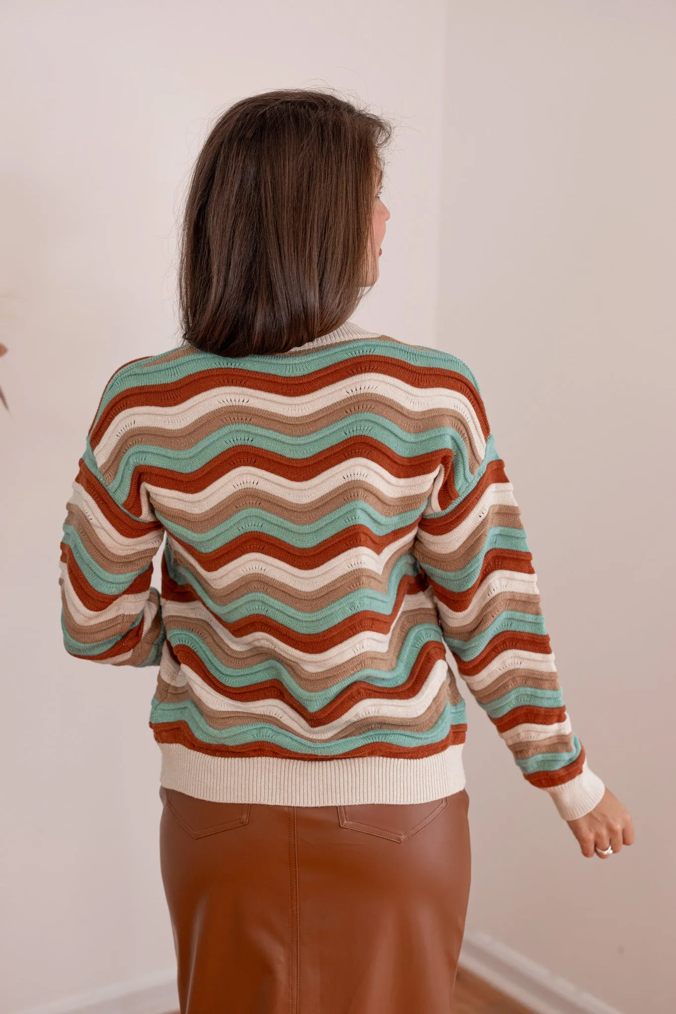 Multicolor Fall Striped Sweater