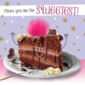 'Mum You Are The Sweetest' Mother's Day Card