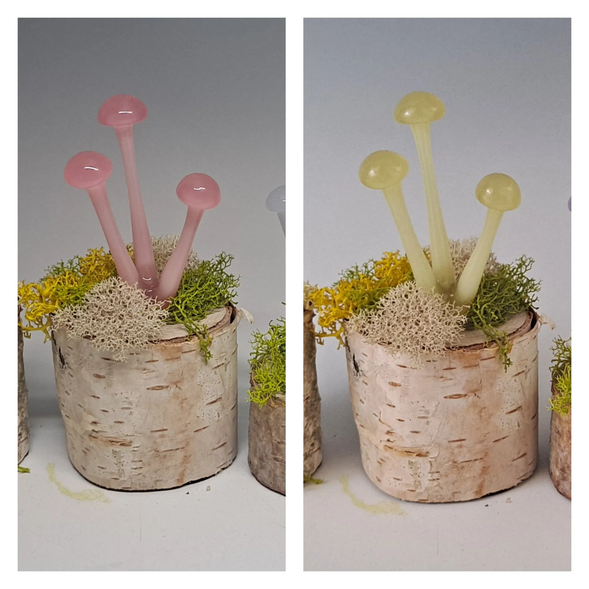 Mushroom Sculpture, Color Changing Mushroom Collection