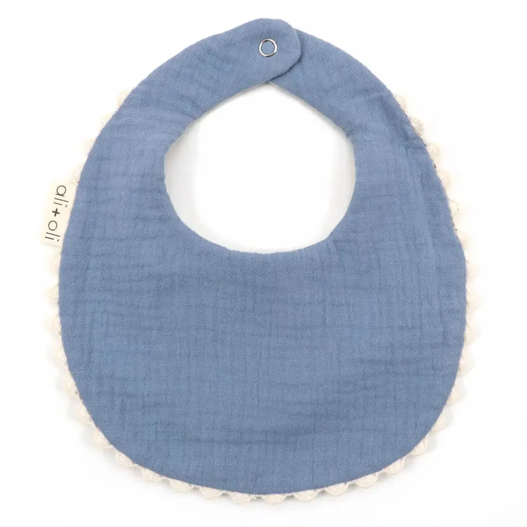 Muslin Cotton Reversible Baby Bib