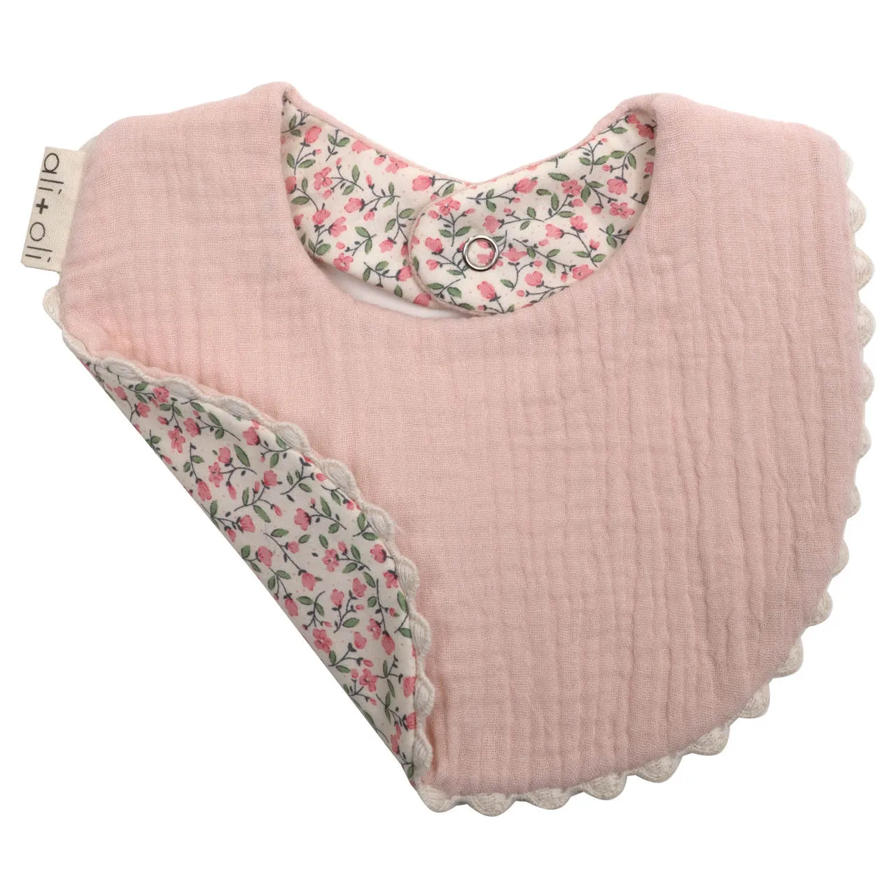 Muslin Cotton Reversible Baby Bib