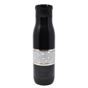 MyBevi Hollywood Sport Hydration Bottle 20 oz | Rhinestones Bling Water Bottle - Customizable