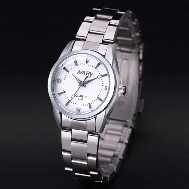 N Women Watches Luxury Brand Fashion Quartz Ladies Rhinestone watch Dress waterproof Watch Casual Clock relogio feminino