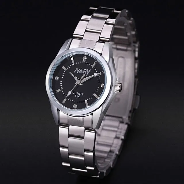 N Women Watches Luxury Brand Fashion Quartz Ladies Rhinestone watch Dress waterproof Watch Casual Clock relogio feminino