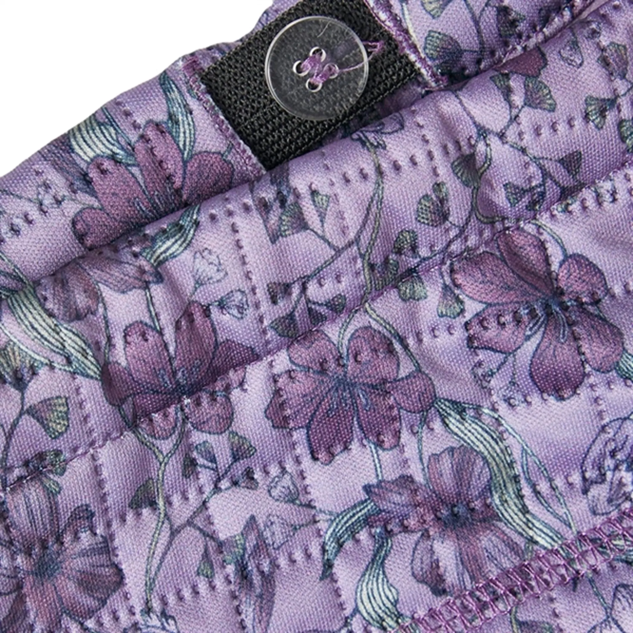 Name it Lavender Gray Moon Quilted Set Flower World