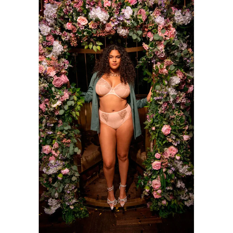 Namrah High Leg Brief Pale Blush Pink - Elomi