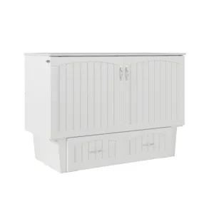 Nantucket Murphy Cabinet Bed in White