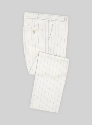 Napolean Artisan Band Ivory Wool Pants