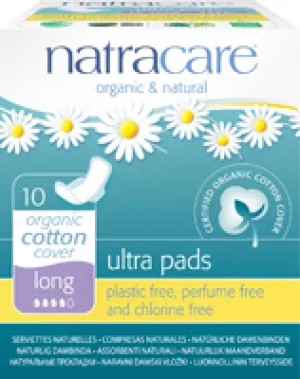 Natracare Long Ultra Pads (10 Count)
