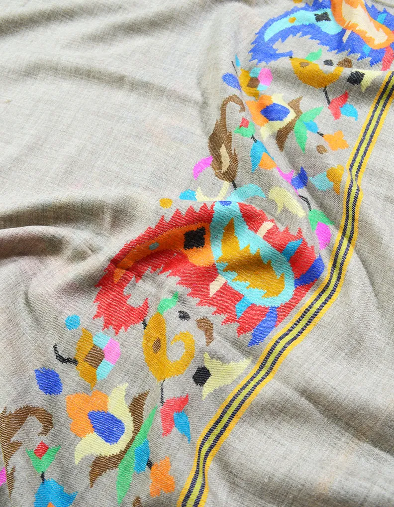 Natural kani Men Pashmina Shawl 8103