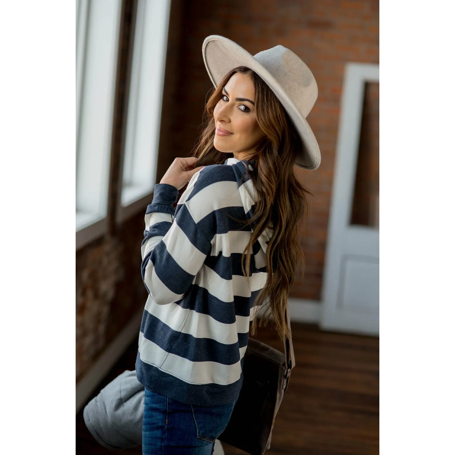 Nautical Stripe Hoodie