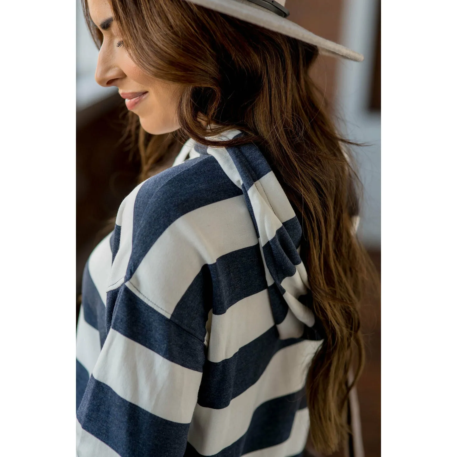 Nautical Stripe Hoodie