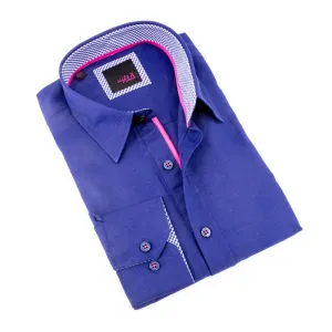 Navy Button Down Oxford Shirt