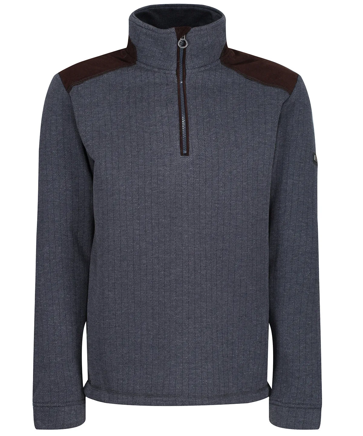 Navy - Holbeck half zip fleece