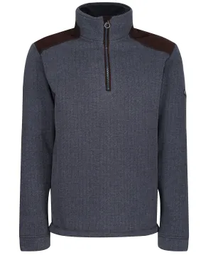 Navy - Holbeck half zip fleece