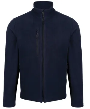 Navy - Honestly Made recycled full-zip fleece