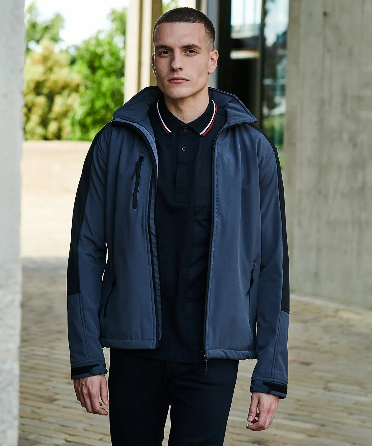 Navy/Black - Hydroforce 3-layer softshell