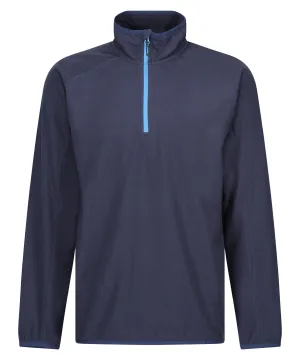 Navy/French Blue - Navigate half-zip fleece