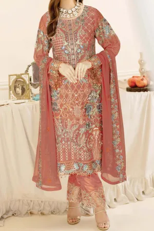 Nayab by Ramsha Unstitched 3 Piece Chiffon Vol-04 Collection'2023-N-403