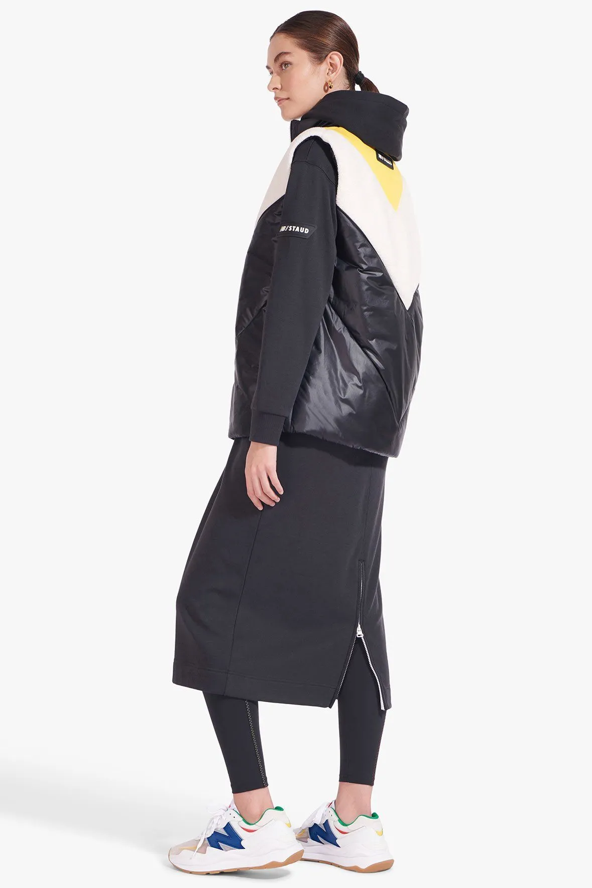 NB x STAUD PUFFER VEST | BLACK