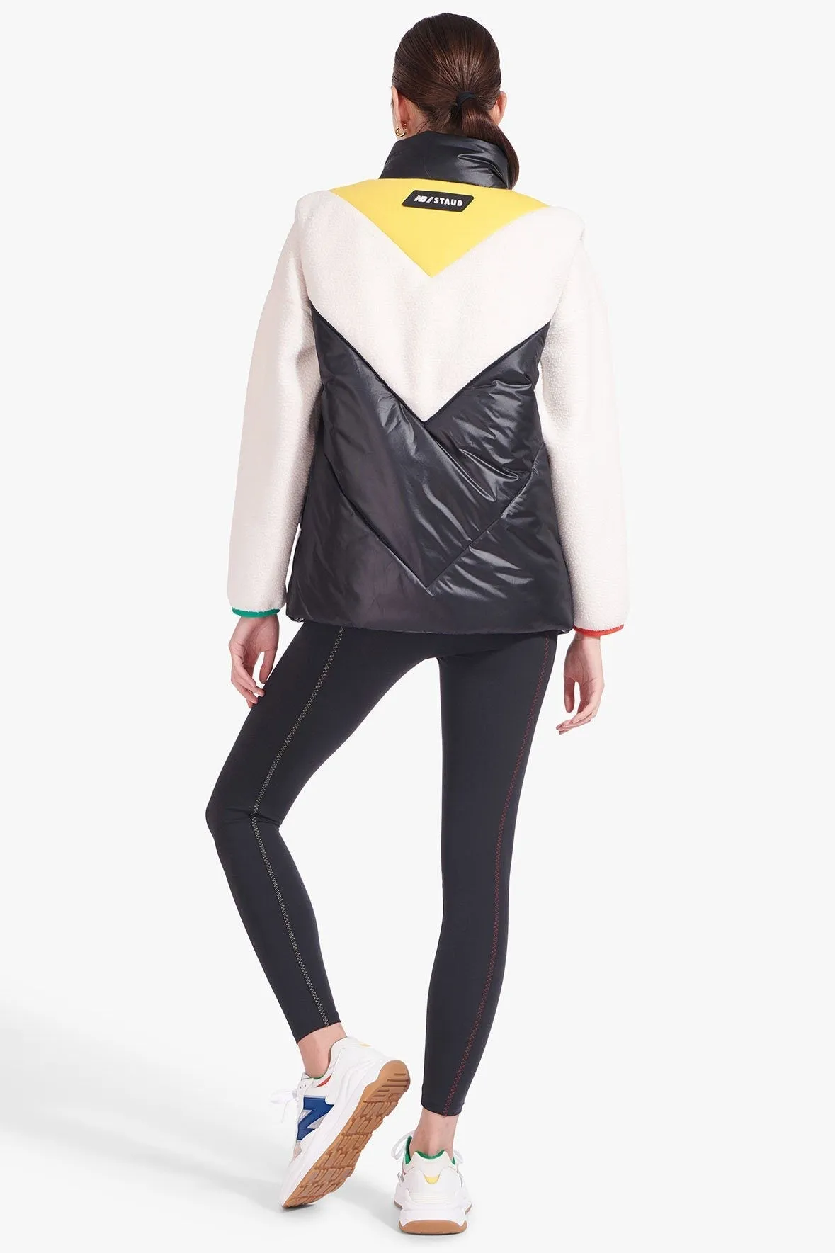 NB x STAUD PUFFER VEST | BLACK