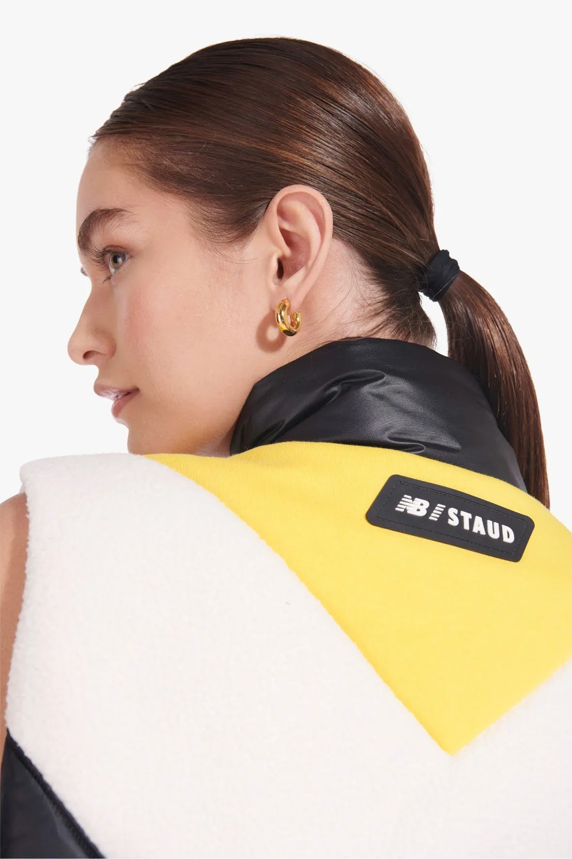NB x STAUD PUFFER VEST | BLACK