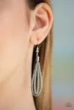 Necklace Peacefully Pacific - Silver - Gray Seed Beads N2220