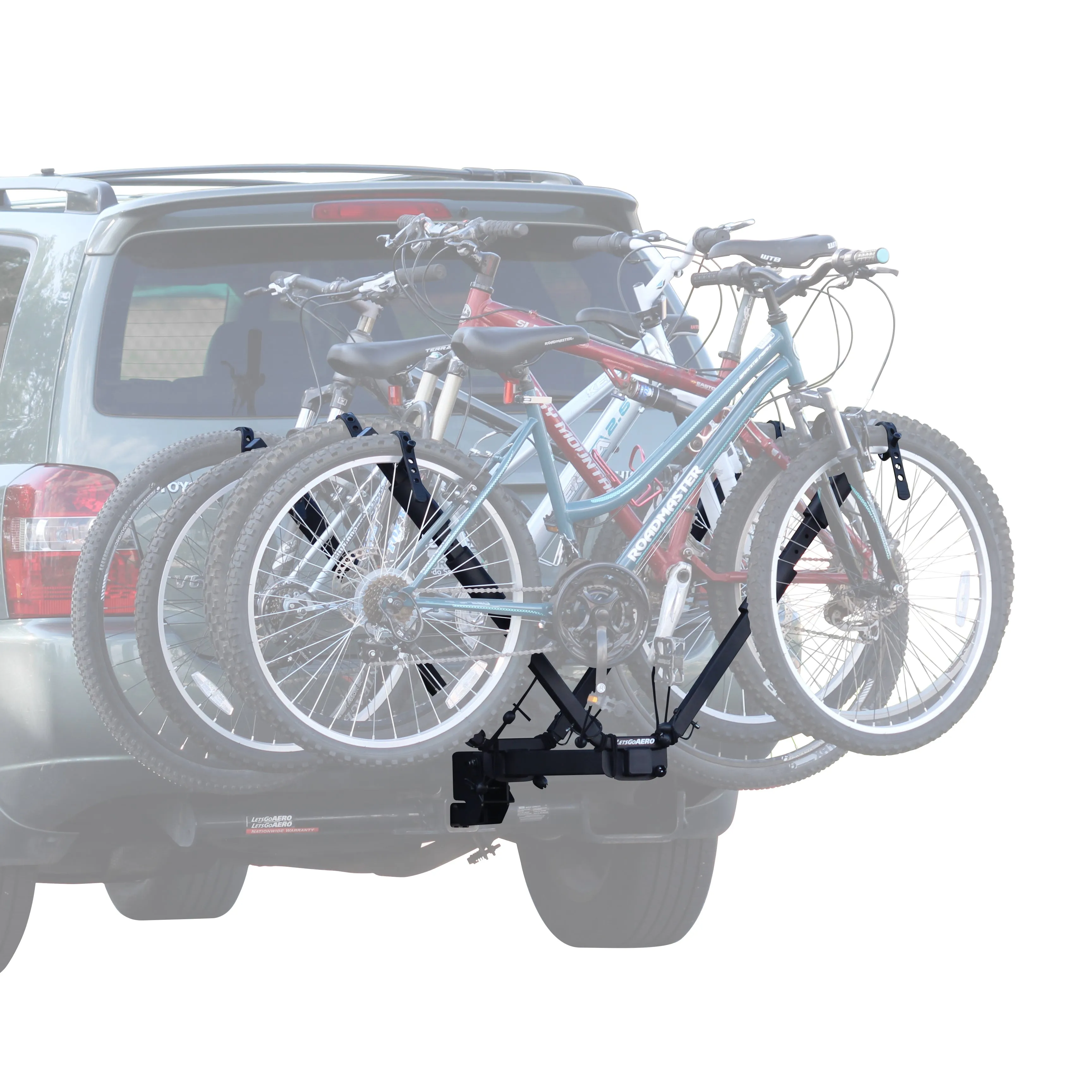 NEO-4 Four Bike Hitch Rack with Tilt Shank