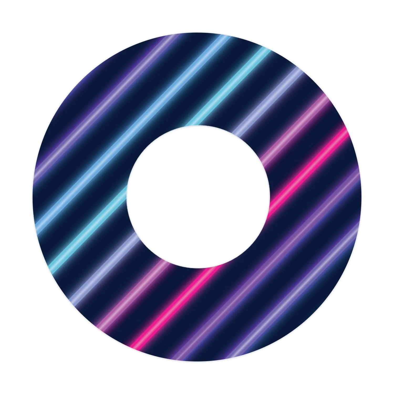Neon Stripes Patch  Tape Designed for the FreeStyle Libre 2