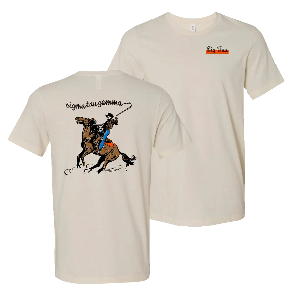 Neutral Western Tee