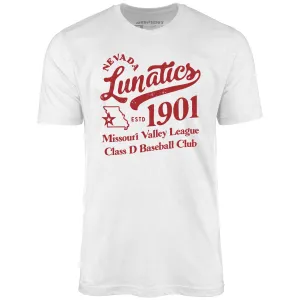 Nevada Lunatics - Missouri - Vintage Defunct Baseball Teams - Unisex T-Shirt
