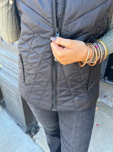 Never Done Black Vest