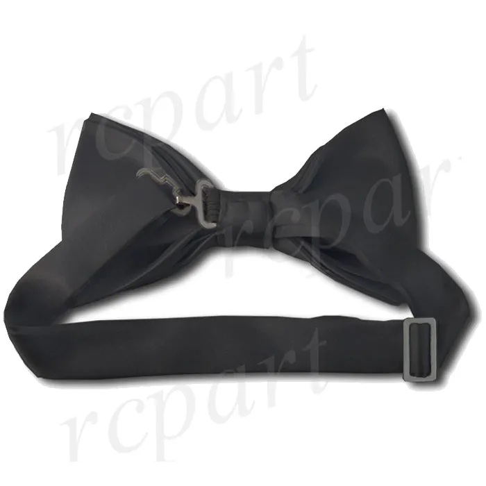 New formal men's pre tied Bow tie & Pocket Square Hankie stripes