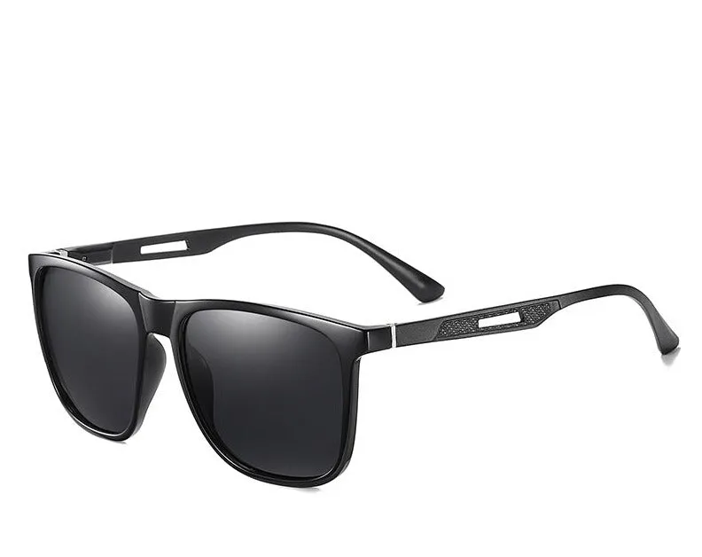 New men's square frame sunglasses cross-border hot selling aluminum magnesium spring fashion sunglasses