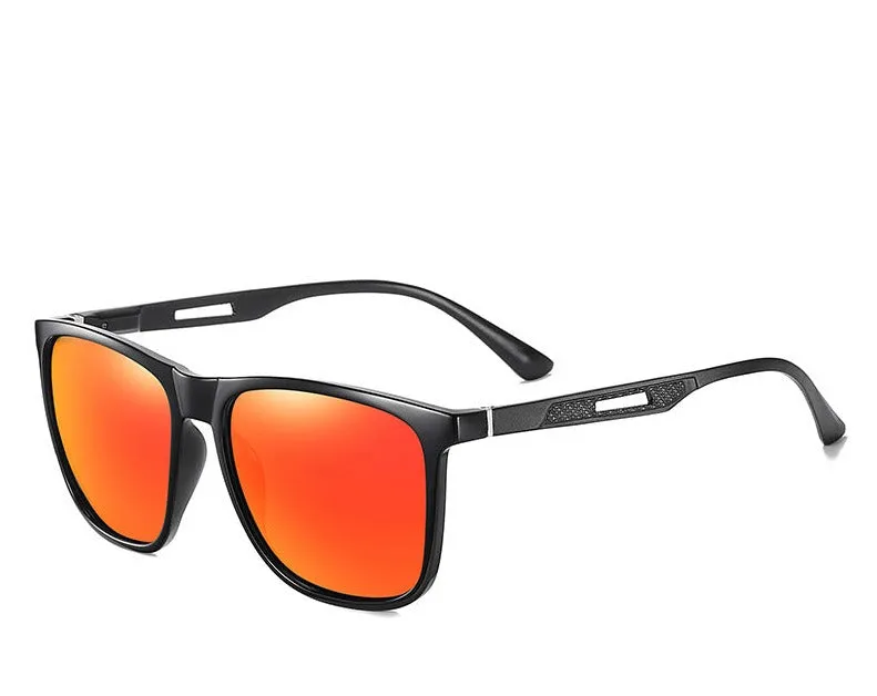 New men's square frame sunglasses cross-border hot selling aluminum magnesium spring fashion sunglasses
