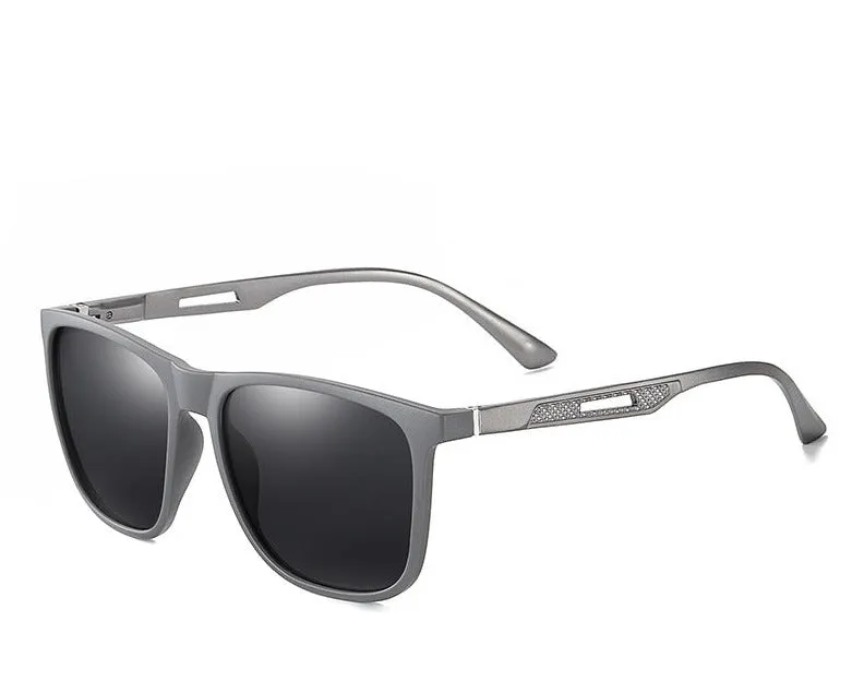 New men's square frame sunglasses cross-border hot selling aluminum magnesium spring fashion sunglasses