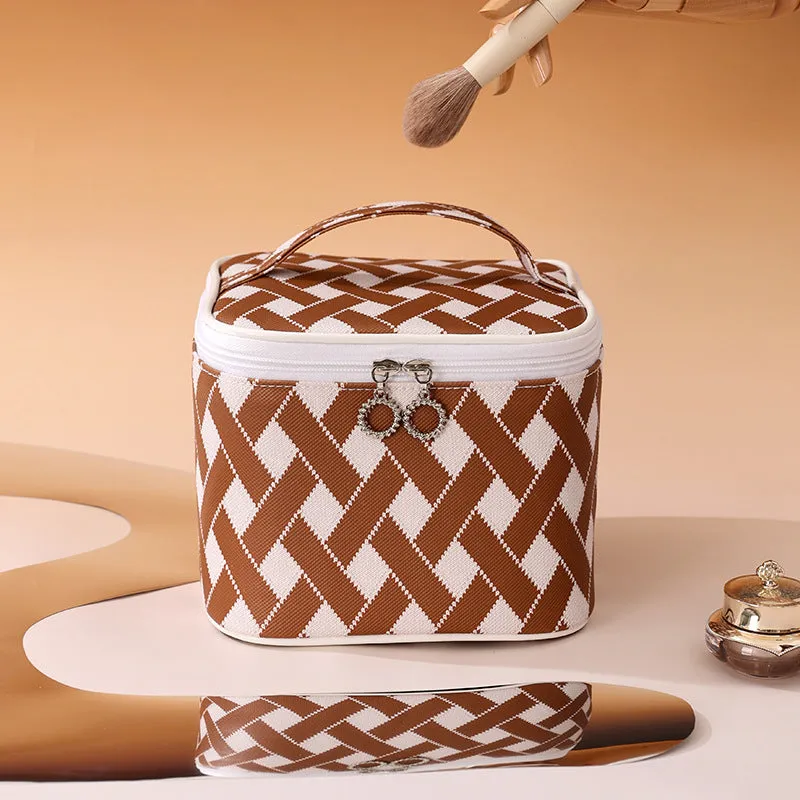 New Travel Cosmetic Bag High-Value Cosmetic Storage Bag Hand-raised Premium Lipstick Storage