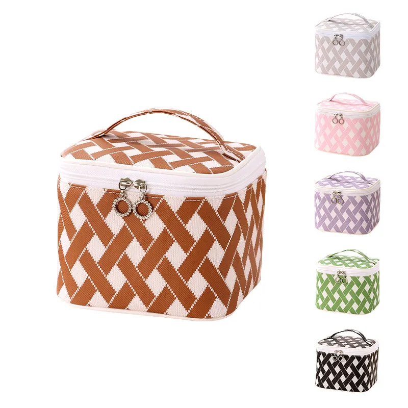 New Travel Cosmetic Bag High-Value Cosmetic Storage Bag Hand-raised Premium Lipstick Storage