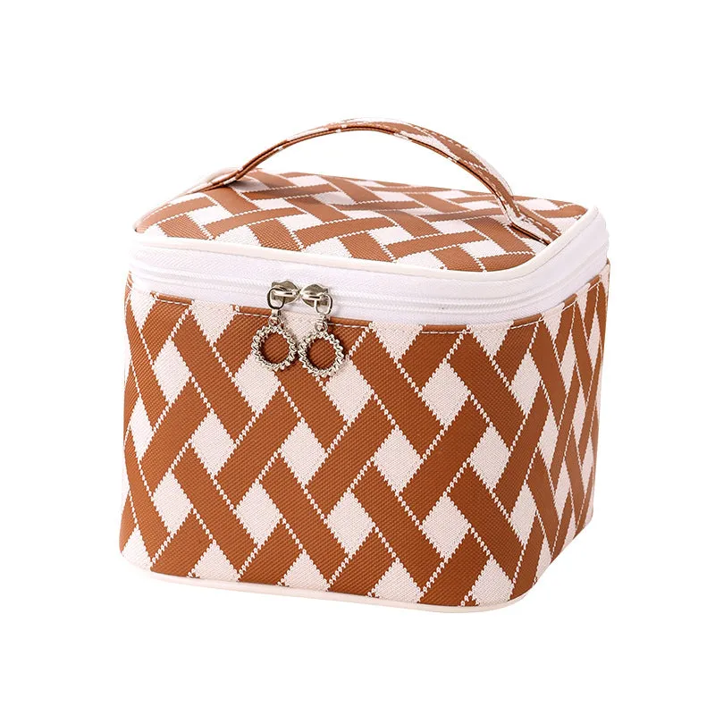 New Travel Cosmetic Bag High-Value Cosmetic Storage Bag Hand-raised Premium Lipstick Storage