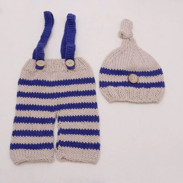Newborn Baby Animal Outfits-Clothing Creative Photographic Props Style Outfits with Hats