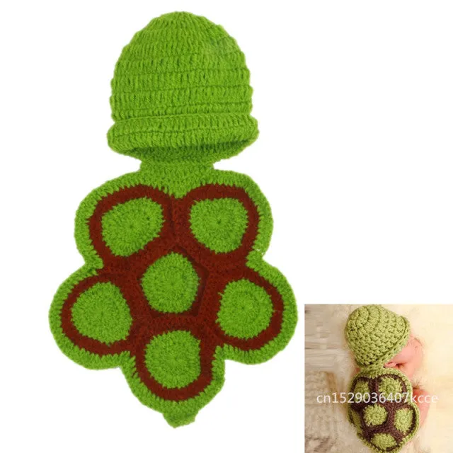 Newborn Baby Animal Outfits-Clothing Creative Photographic Props Style Outfits with Hats