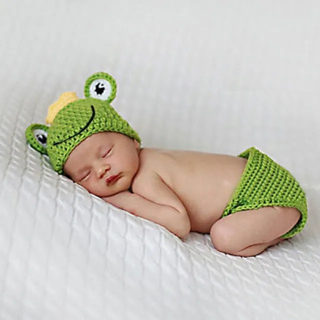 Newborn Baby Animal Outfits-Clothing Creative Photographic Props Style Outfits with Hats