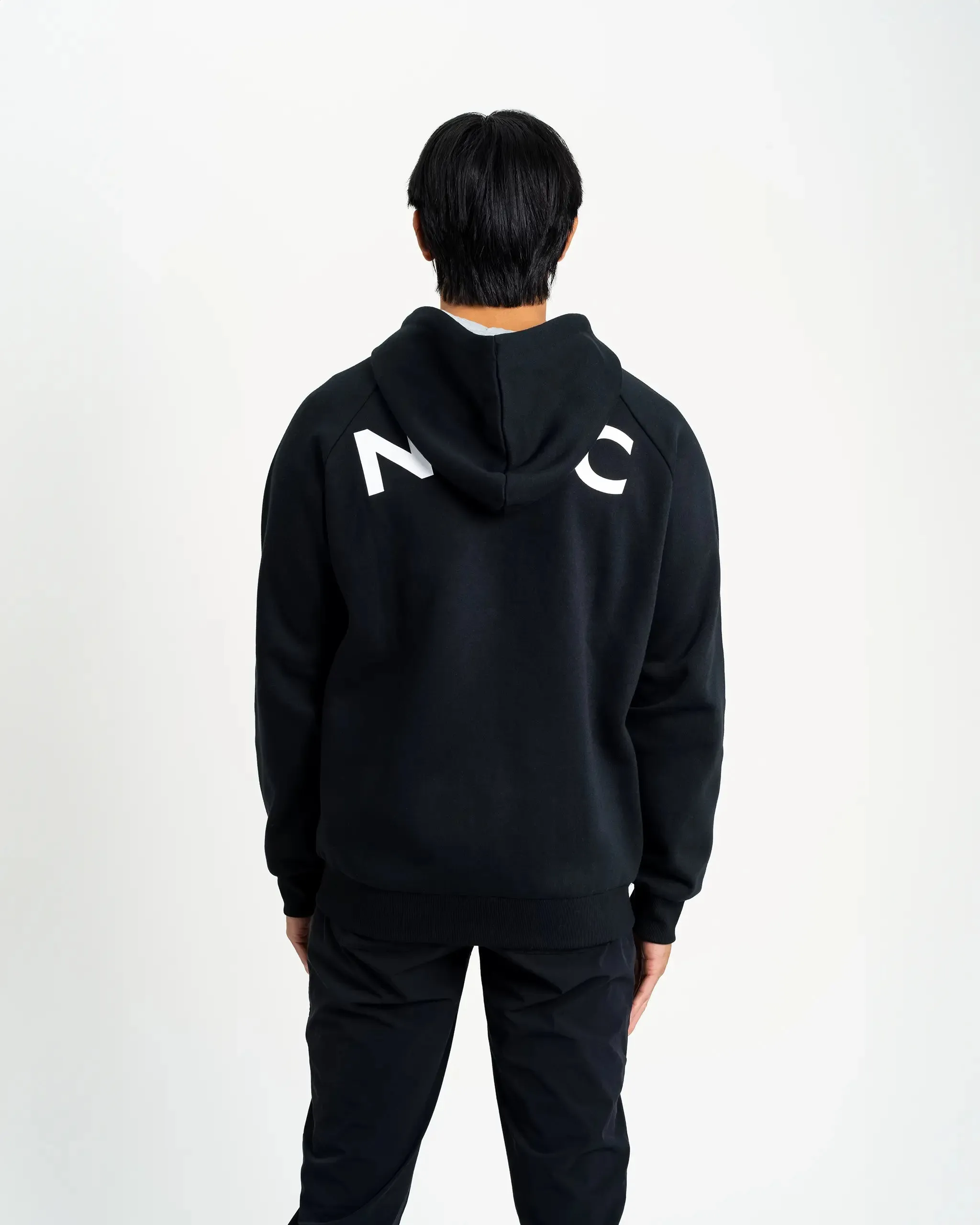 Newcastle United Men's Black Terrace Full Zip Hoodie
