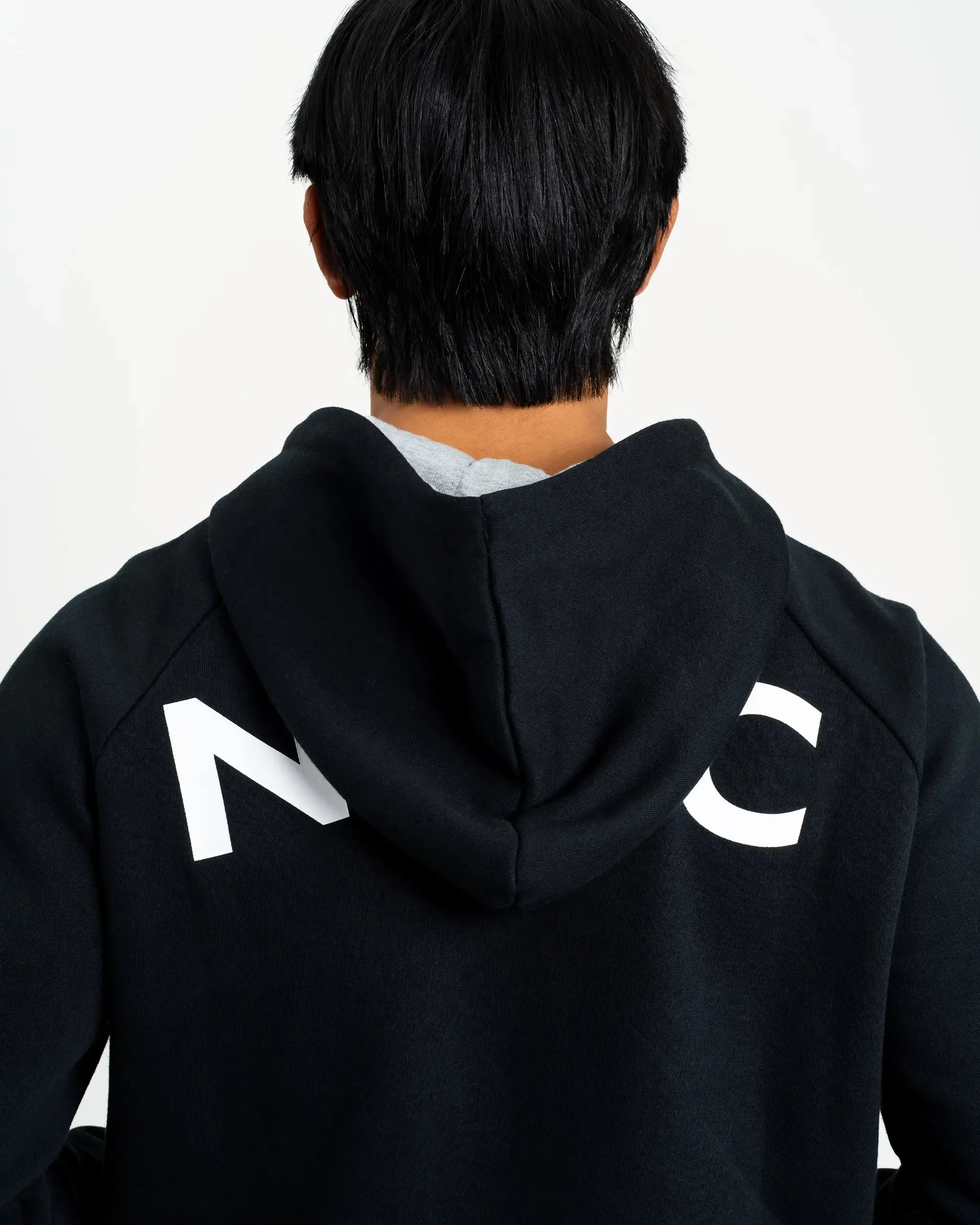 Newcastle United Men's Black Terrace Full Zip Hoodie
